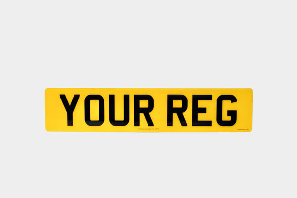 4D Number Plate - 520x111mm