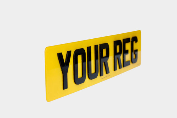 4D Number Plate - 520x111mm