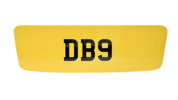 Aston Martin DB9 Rear Number Plate