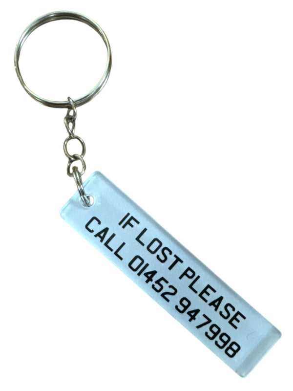 Number Plate Keyring