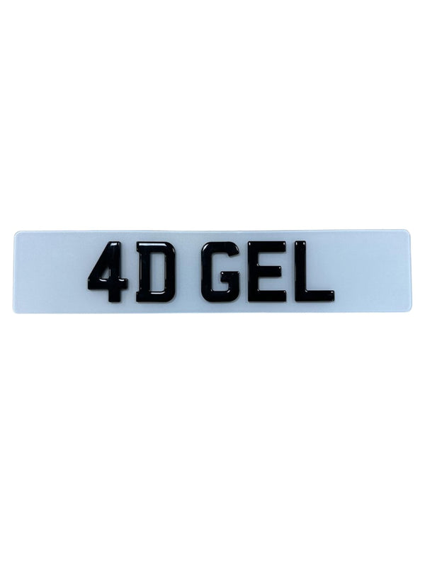 4D Gel UK Acrylic Number Plate – 520mm x 111mm